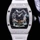 Richard mille RM51-01 Diamond Bezel White Rubber Strap(4)_th.jpg